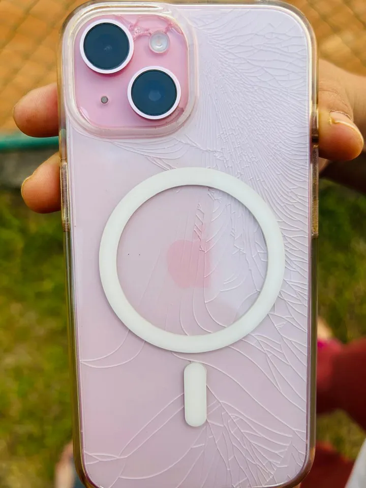 Broken iPhone screen